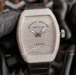 Iced Out Franck Muller V45 SC DT Diamond Watch High Quality Replica 